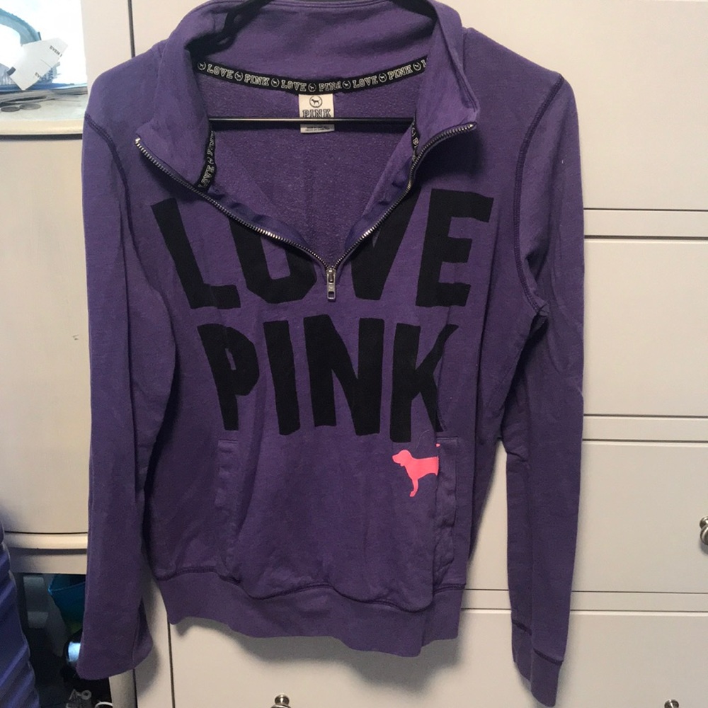 Love PINK quarter zip